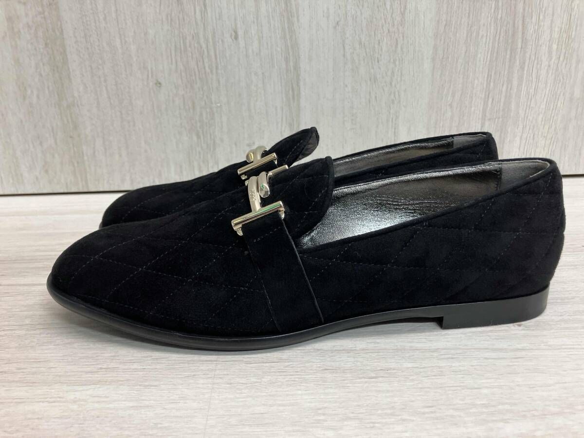 TOD'S トッズ ローファー パンプス / スエードキルティング / サイズ38