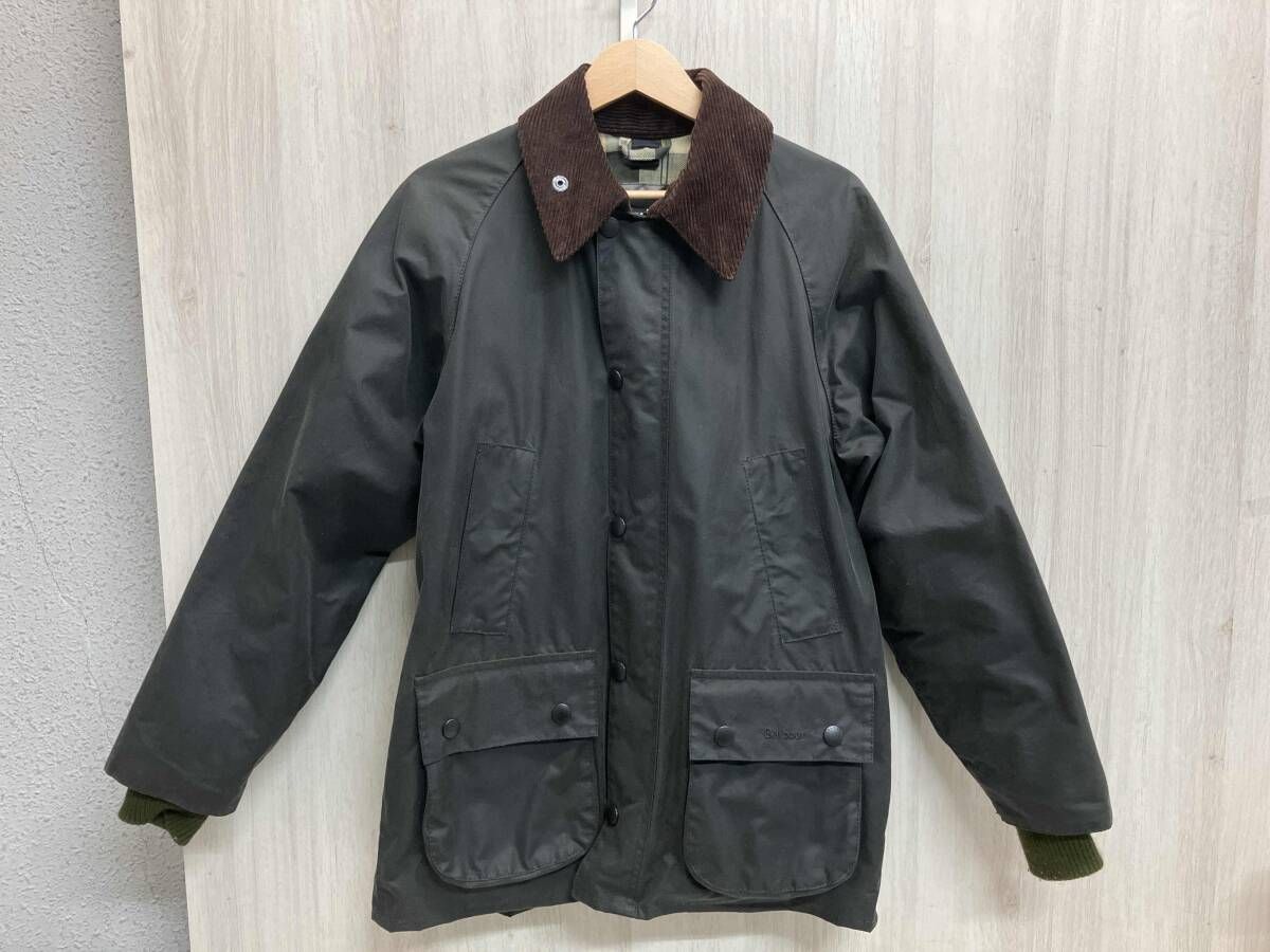 barbour バブアー サイズ34 BEDALE ビデイル セイジ色 オイル