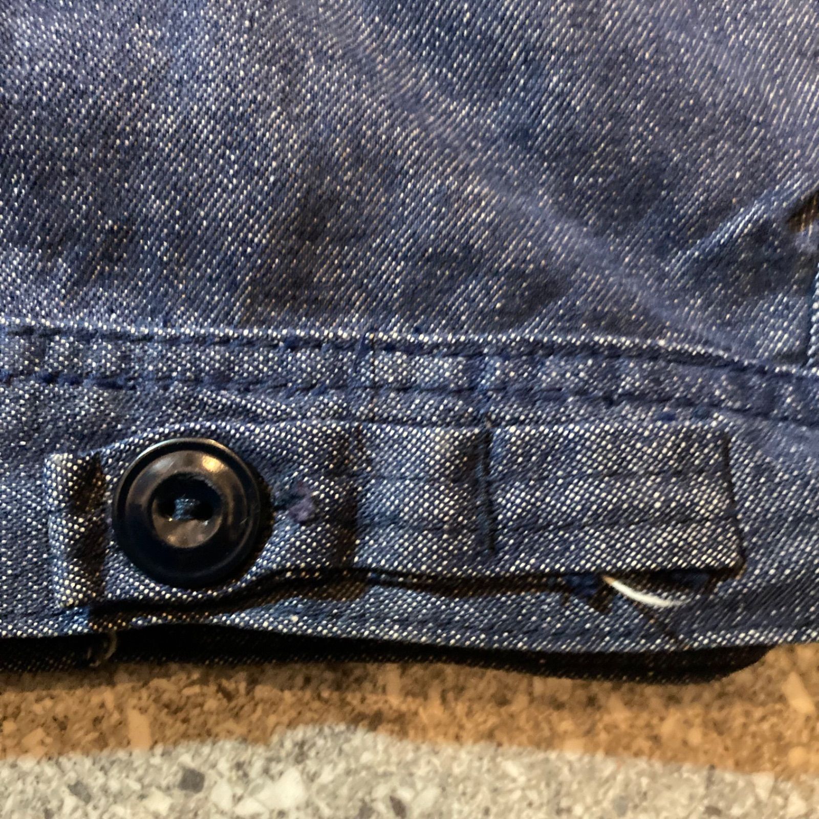 50s〜 denim work jacket / 50年代製 デニム ワークジャケット 片爪ykk