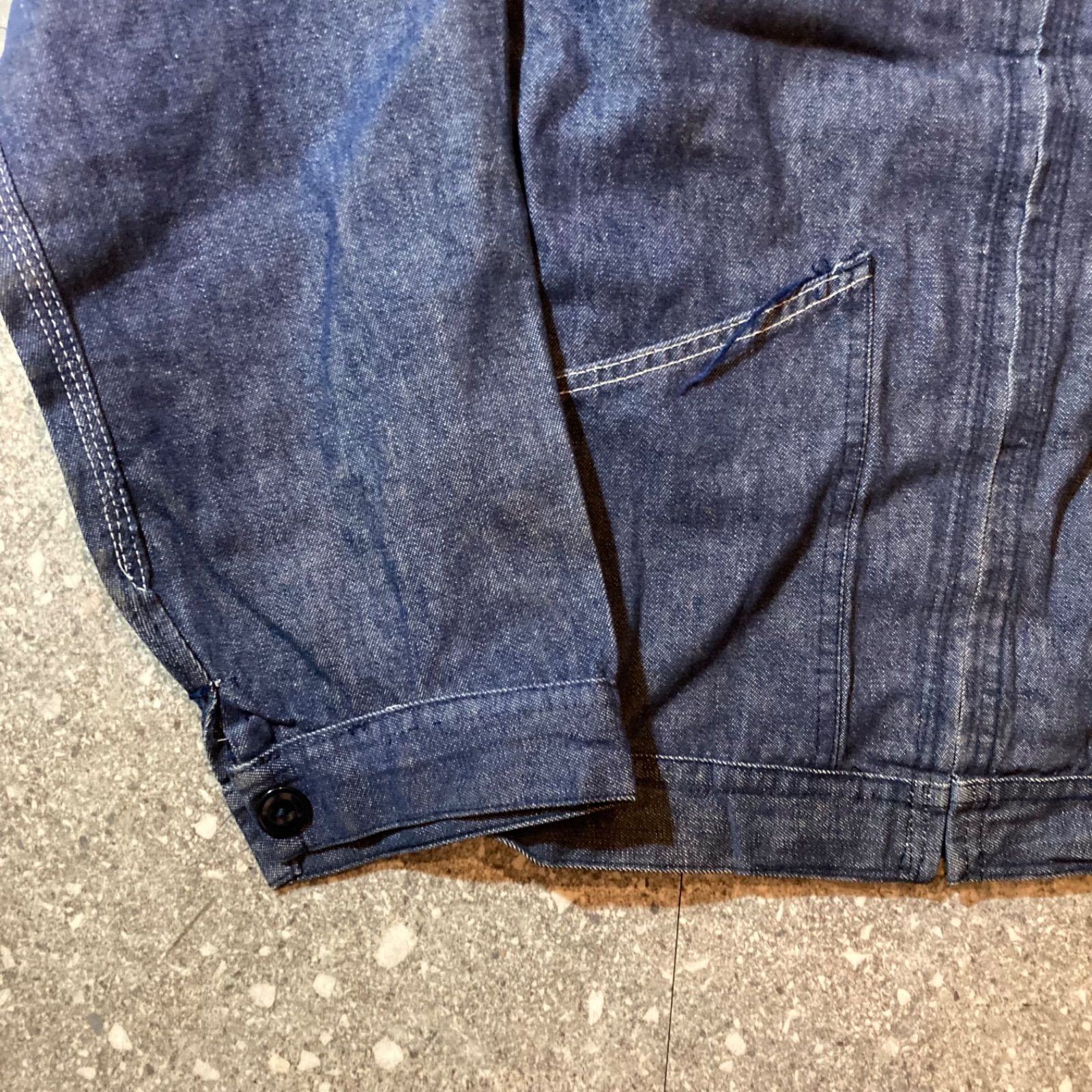 50s〜 denim work jacket / 50年代製 デニム ワークジャケット 片爪ykk