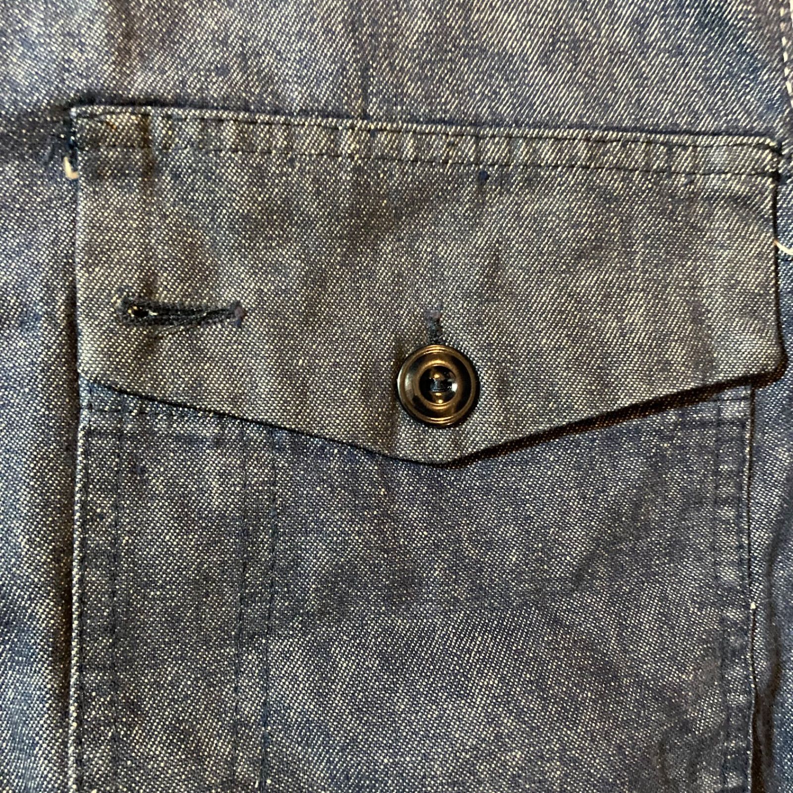 50s〜 denim work jacket / 50年代製 デニム ワークジャケット 片爪ykk