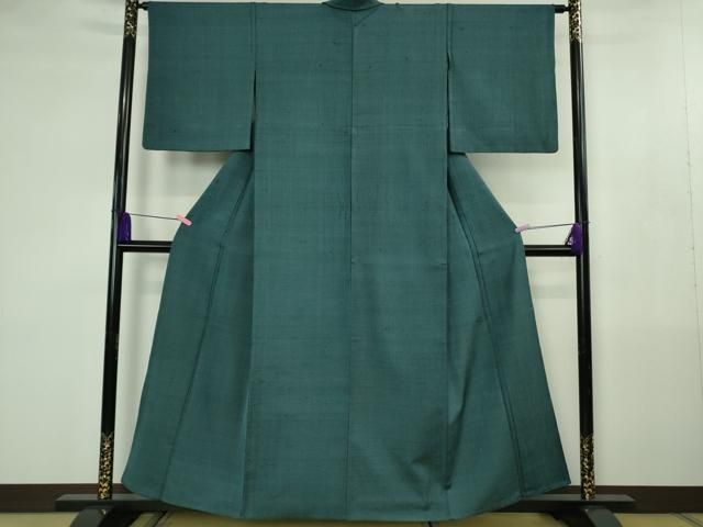 平和屋本店▽希少　ざざんざ織　単衣　藍色　逸品　DZAB4475kh6 平和屋本店▽希少 ざざんざ織 単衣 藍色 逸品 DZAB4475kh6 - メルカリ