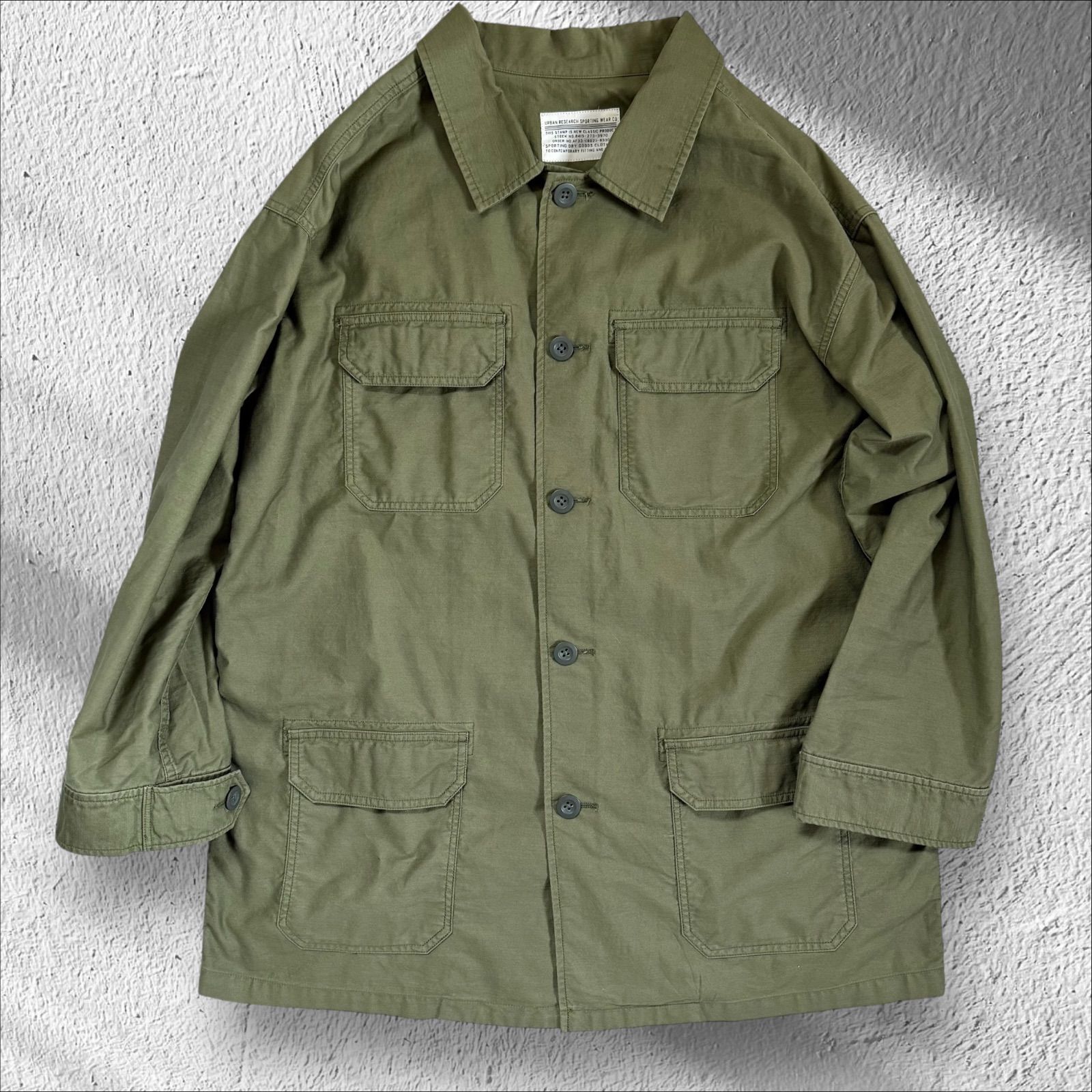 アーバンリサーチ】ミリタリージャケット ジャングルファティーグ
