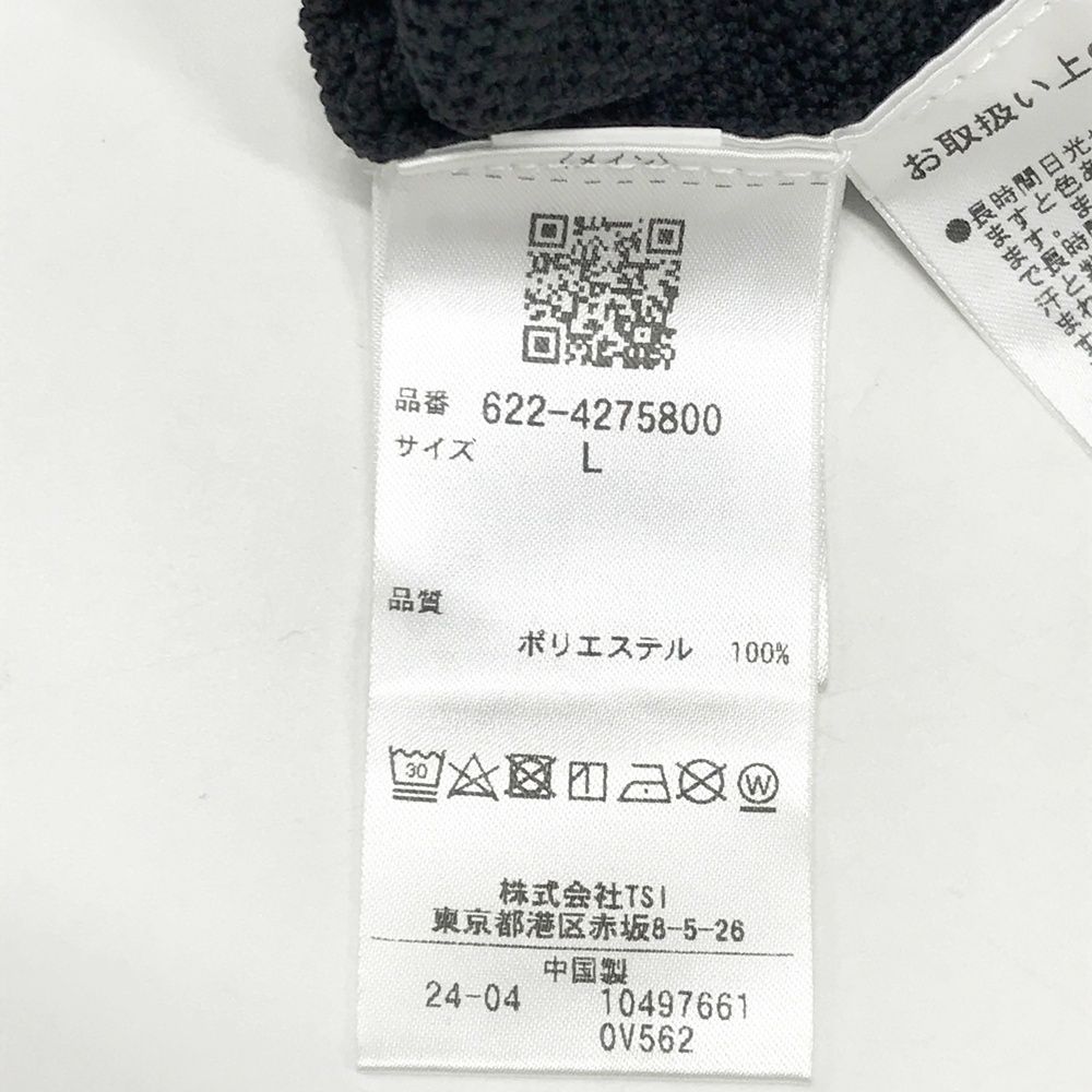 サイズ：L PING ピン 2024年モデル モックネック 長袖ニットセーター