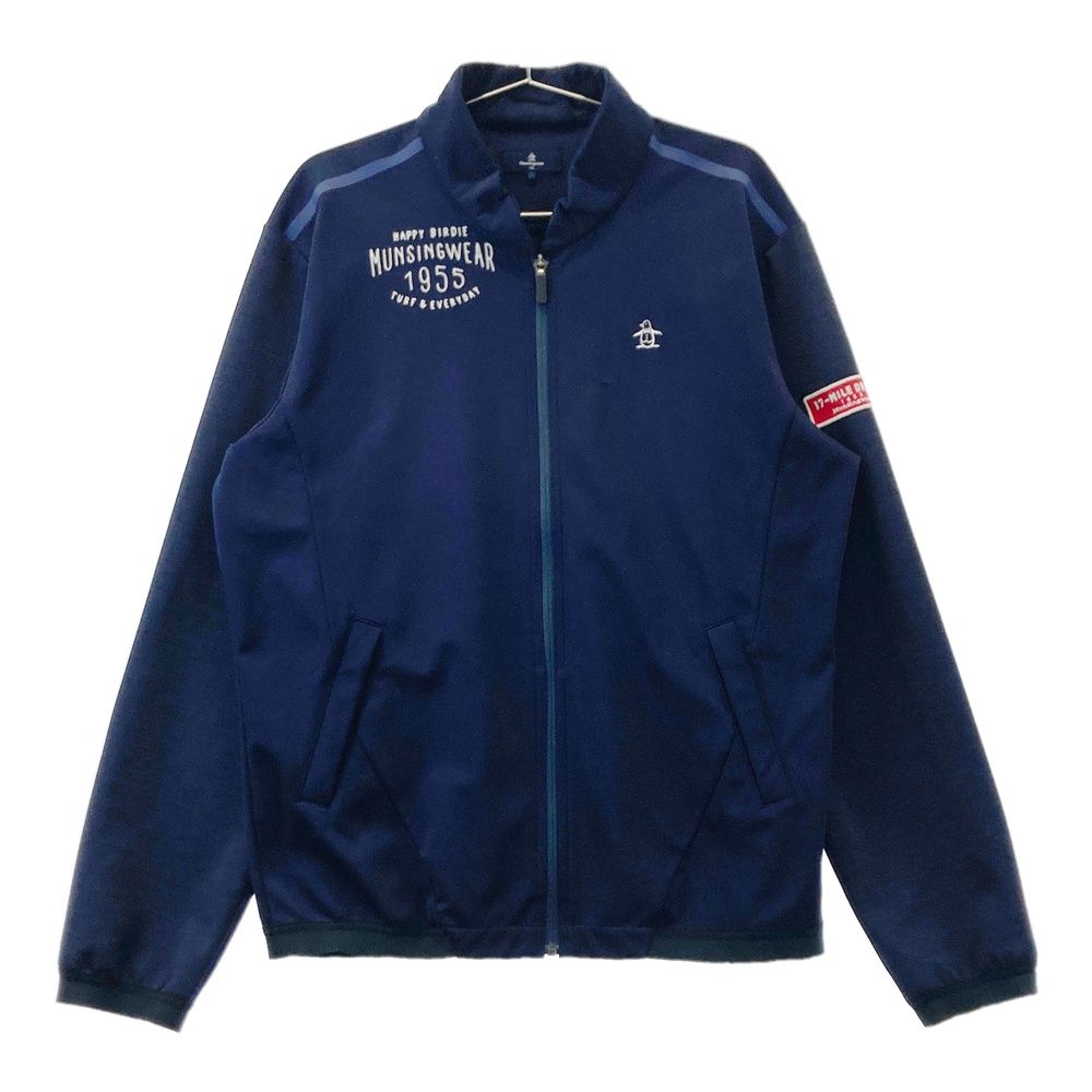 サイズ：3L MUNSING WEAR マンシングウェア ジャケット ネイビー系