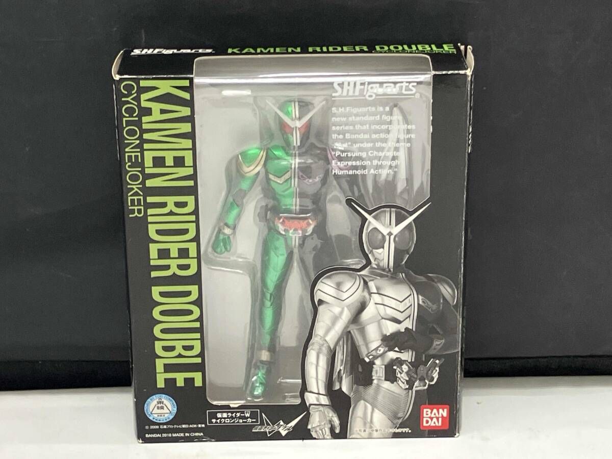 現状品 (再販)S.H.Figuarts 仮面ライダｰW サイクロンジョｰカｰ 仮面