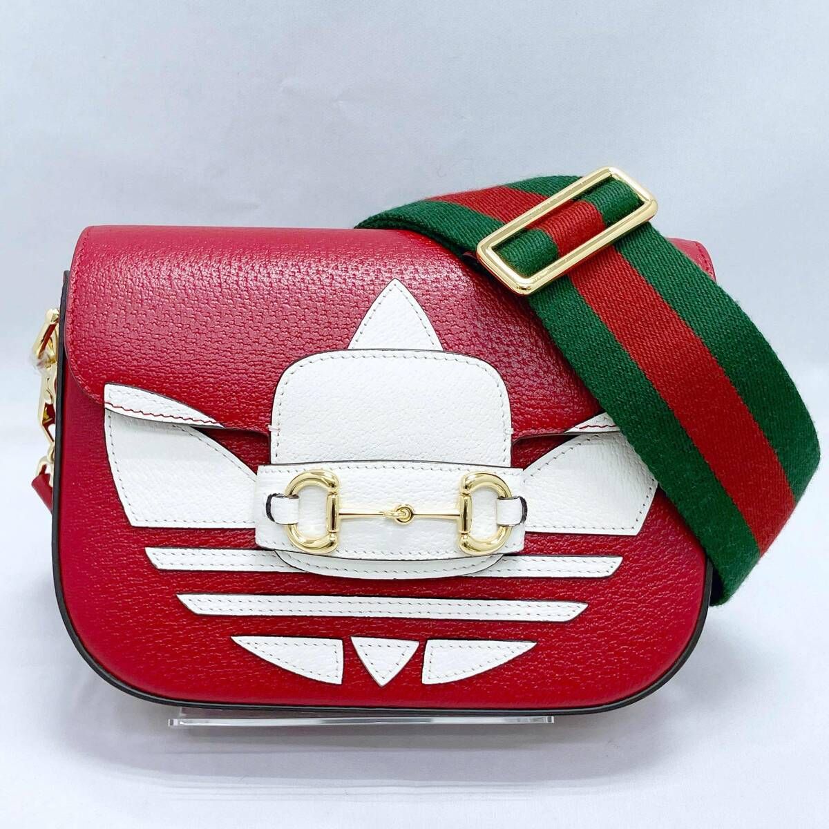 鑑定書付】GUCCI グッチ ホースビット 658574 ショルダーバック