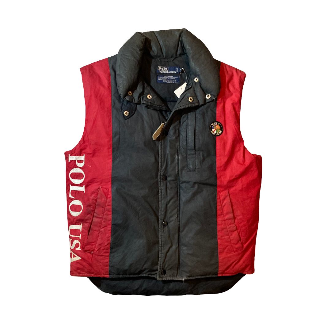 90s Ralph Lauren ski down vest size M/ 90年代製 ラルフローレン
