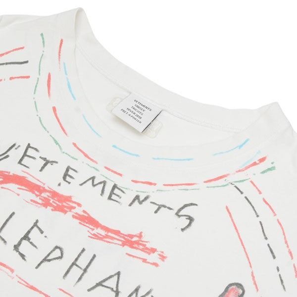 VETEMENTS ヴェトモン 2018AW ELEPHANT IN THE ROOM TEE プリントT