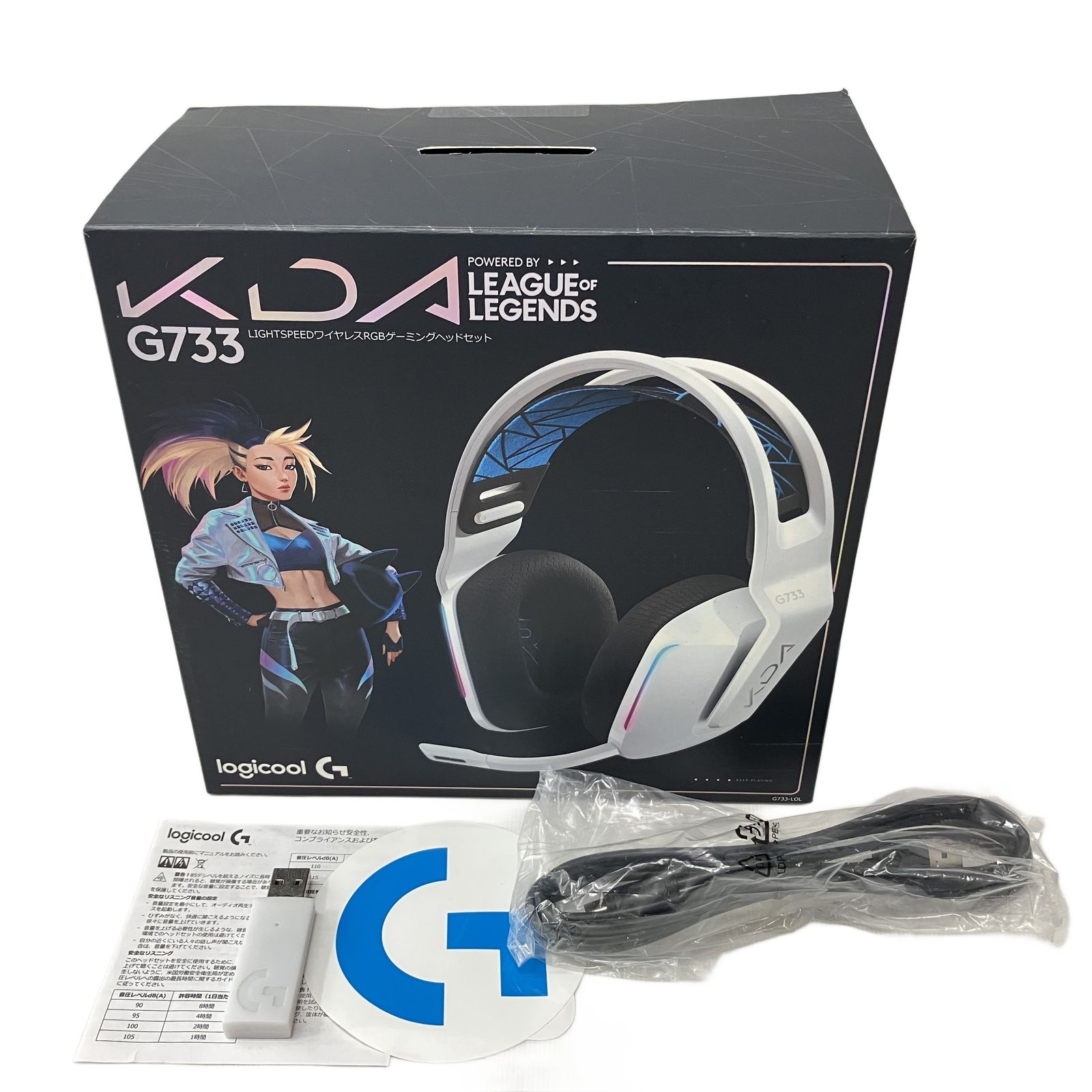 Logicool G733-LOL G733 K/DA ゲーミング ヘッドセット ワイヤレス