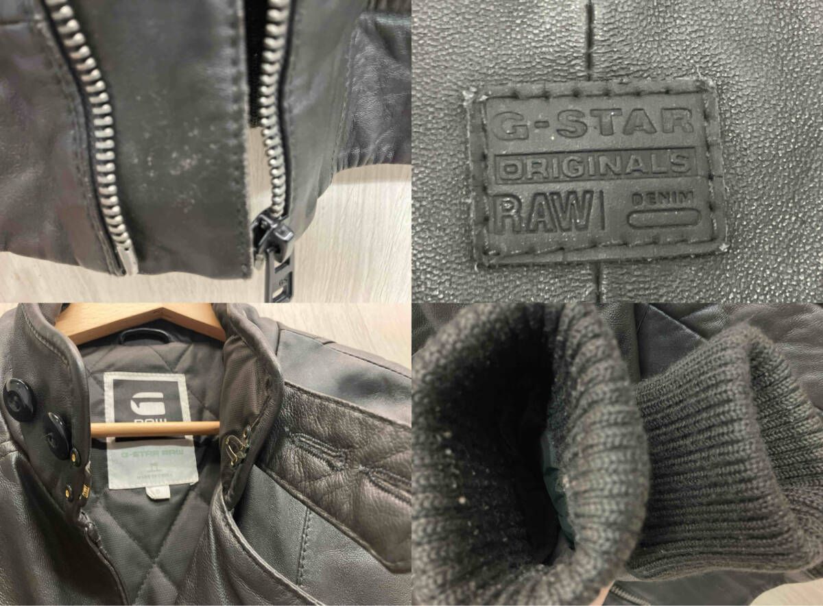 G-STAR RAW ジースターロウ シングルライダース 革ジャン /サイズS