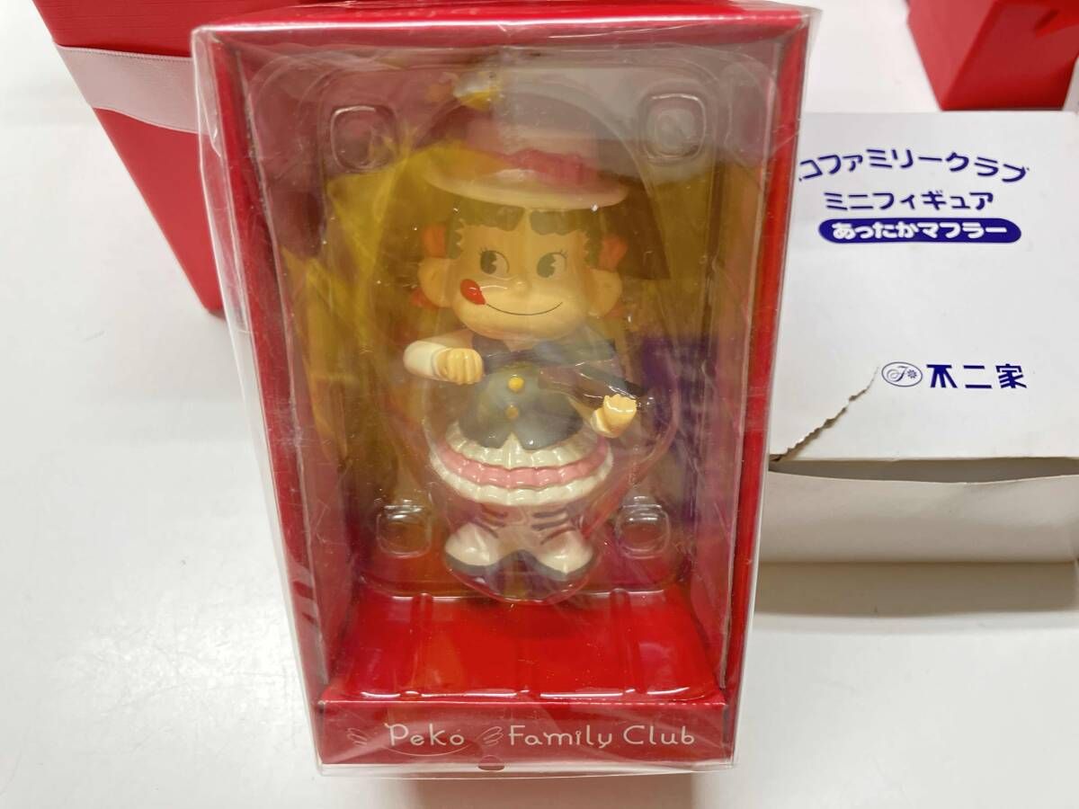 不二屋 ぺこちゃん フィギュア ペコファミリークラブ あったかマフラー