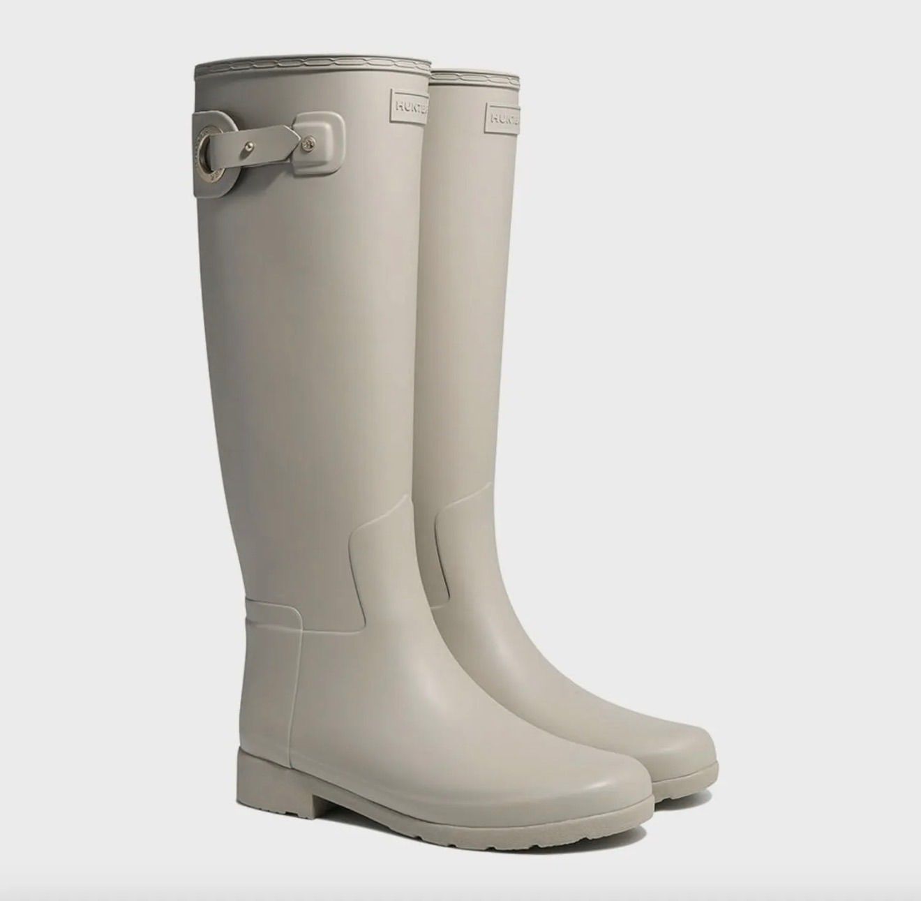 ◎ HUNTER ◎ WOMEN Refined Eyelet Buckle Tall Rain Boots