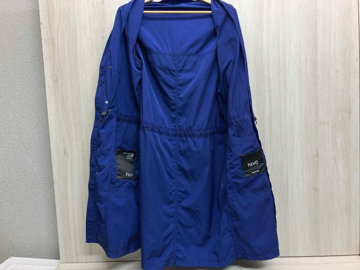 Hevo（イーヴォ）ステンカラーコート ナイロンコート / ネイビー