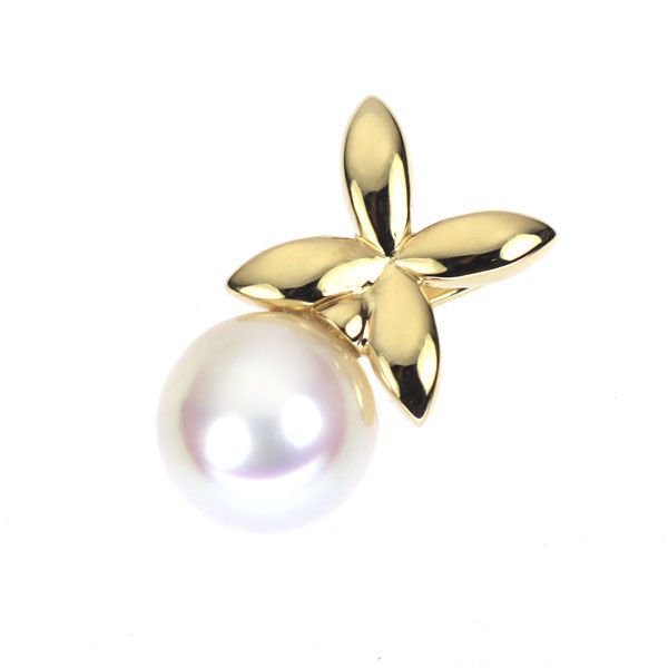 田崎真珠 K18YG アコヤ真珠 ペンダントトップ 径約6.8mm - メルカリ