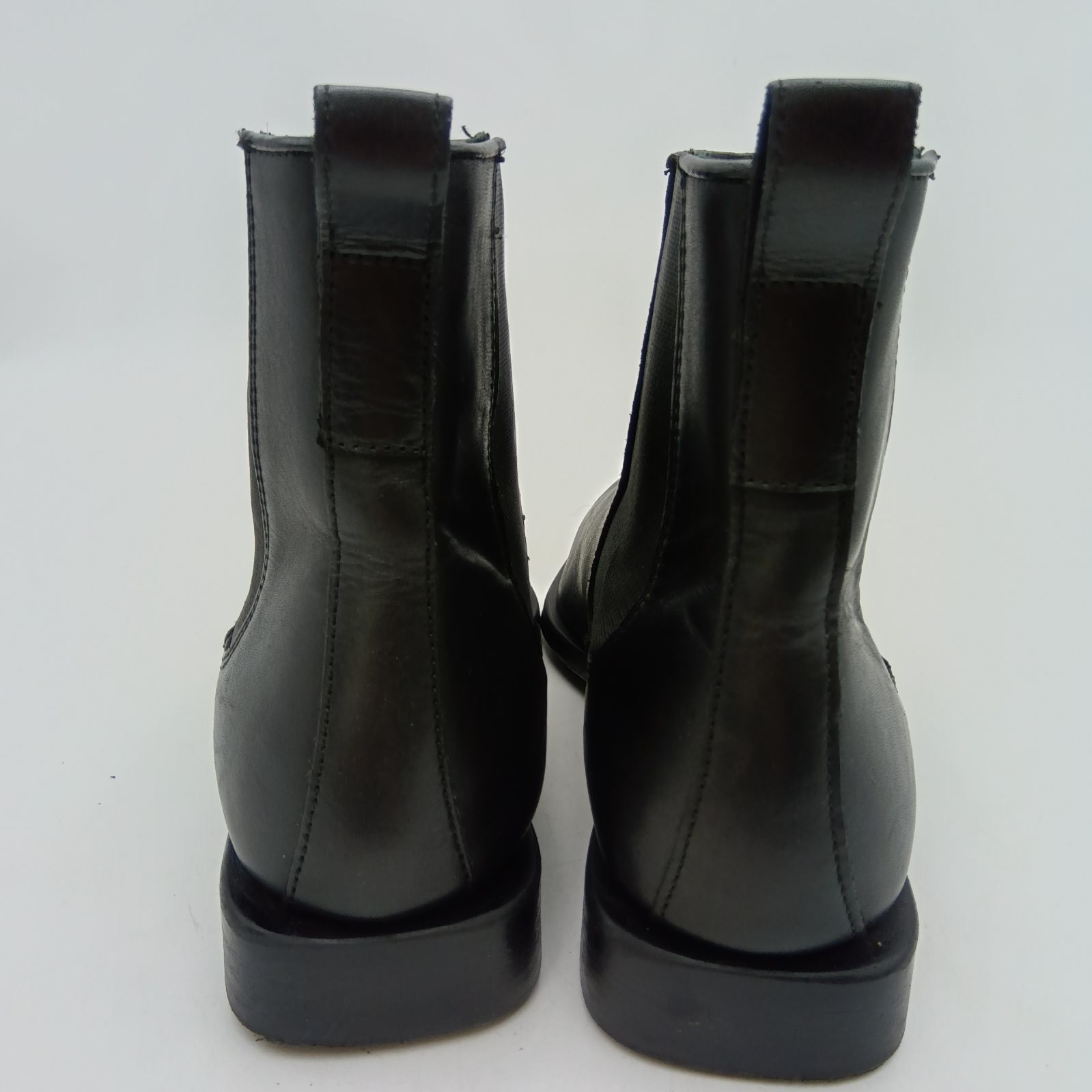 ZARA ザラ サイドゴアブーツ メンズ 42 ブラック G-14-3 - メルカリ