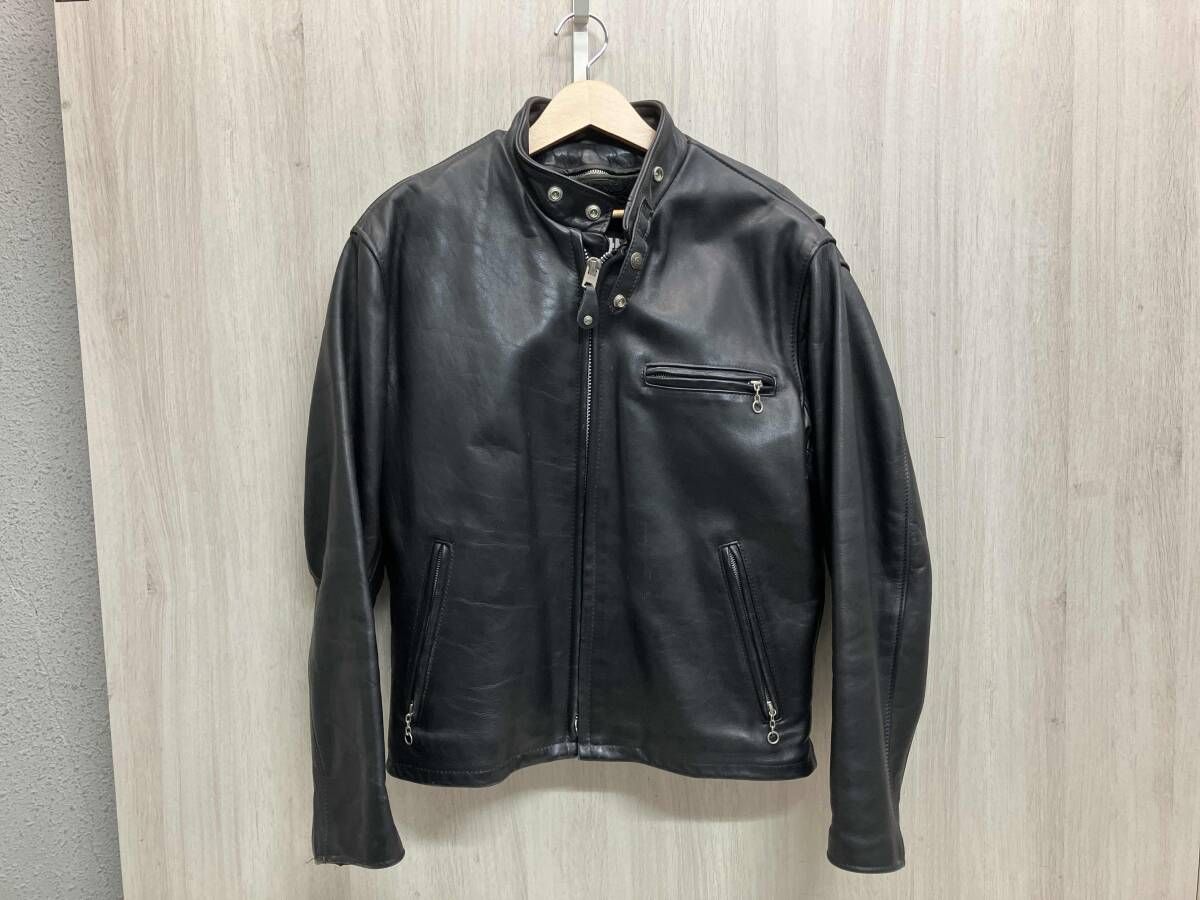 SCHOTT ショット レザージャケット サイズ40ブラック 黒 - メルカリ