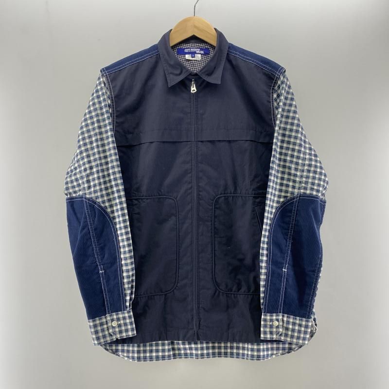 中古】JUNYA WATANABE MAN 20AW SHIRT JACKET チェック×ネイビー size