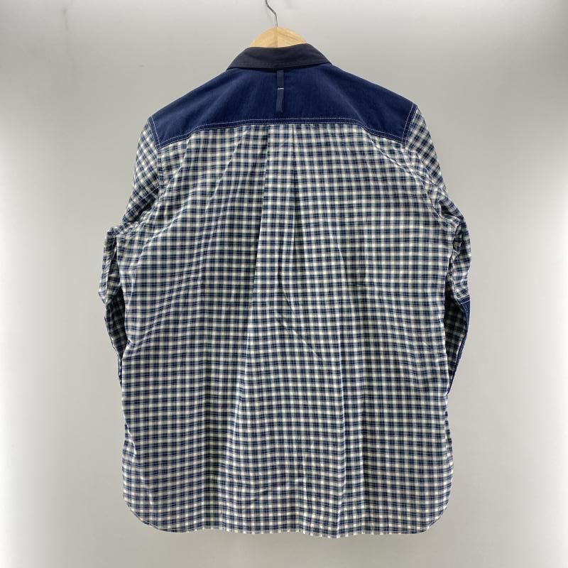 中古】JUNYA WATANABE MAN 20AW SHIRT JACKET チェック×ネイビー size