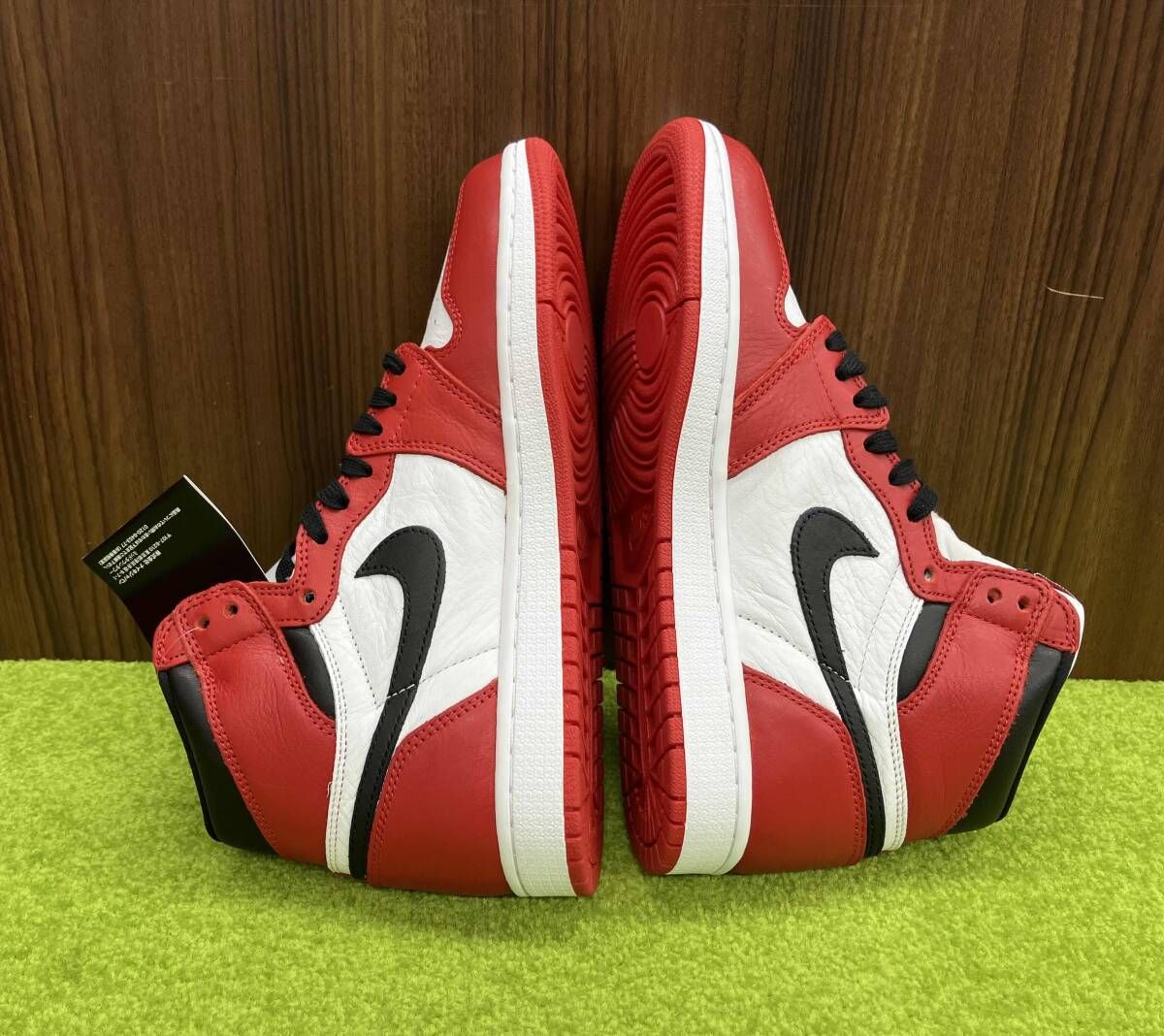 NIKE ナイキ AIR Jordan 1 RETRO High OG NRG スニーカー サイズ26cm ホワイト×ブラック×レッド 箱付 メンズ シューズ 靴 Nike Air Jordan 1 Retro High OG Yellow Ochre ナイキ エアジョーダン