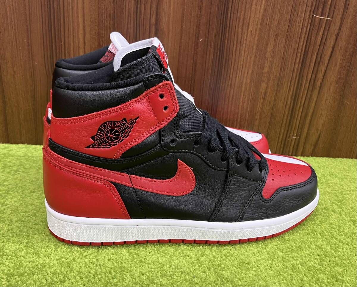 NIKE ナイキ AIR Jordan 1 RETRO High OG NRG スニーカー サイズ26cm ホワイト×ブラック×レッド 箱付 メンズ シューズ 靴 Nike Air Jordan 1 Retro High OG Yellow Ochre ナイキ エアジョーダン