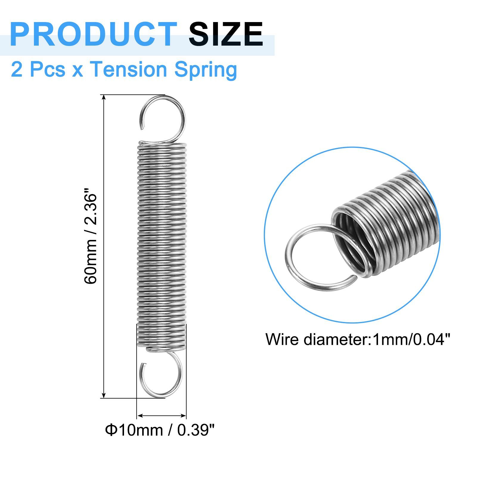圧縮コイルばね(ステンレス) TRUSCO 圧縮コイルバネ 【通販モノタロウ】 圧縮ばね ステンレス鋼のテンションエクステンションスプリングメーカー2ミリメートル線径X 18ミリメートルアウト直径X（105から1