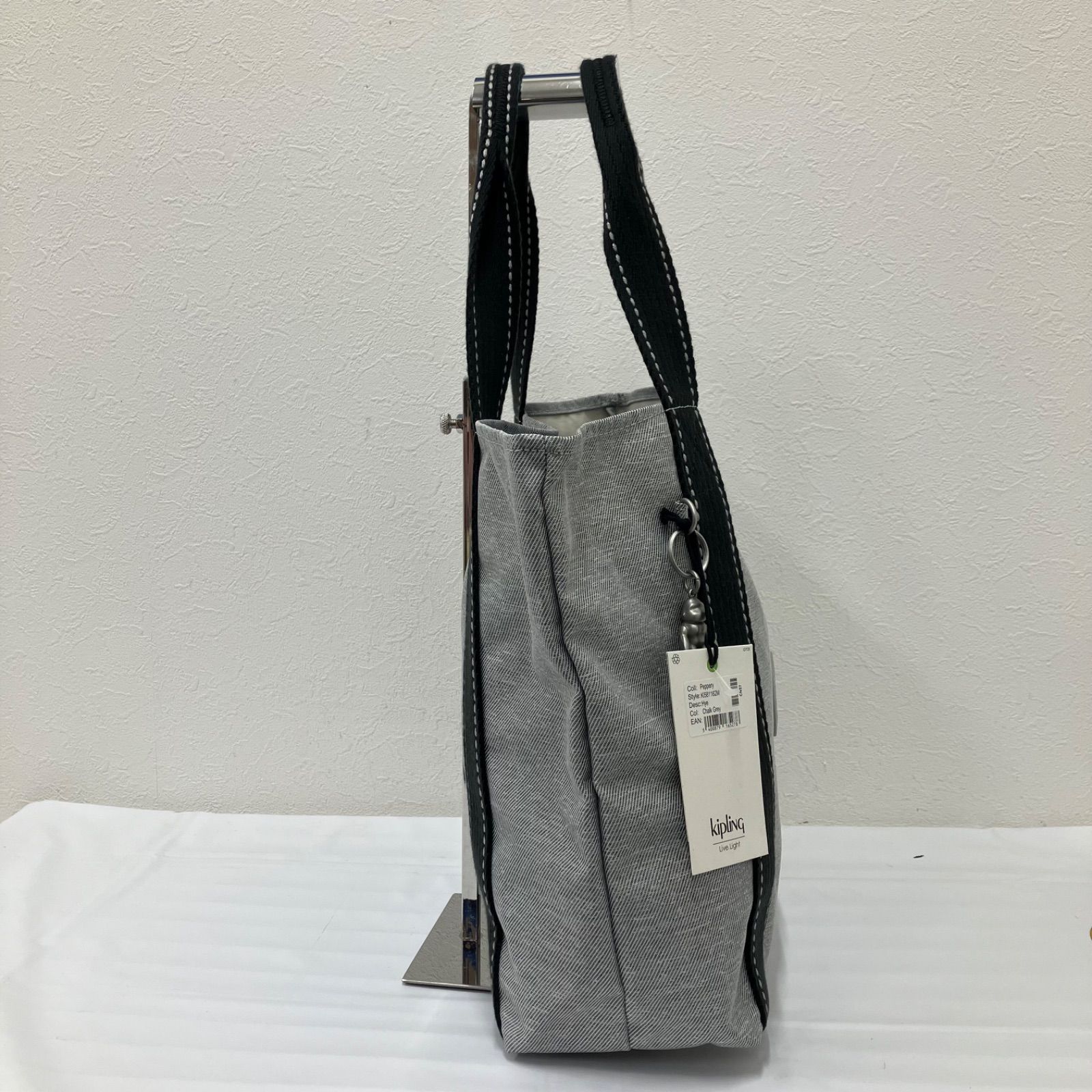 9005 KIPLING キプリング トートバッグ ハンドバッグ グレー タグ付き 