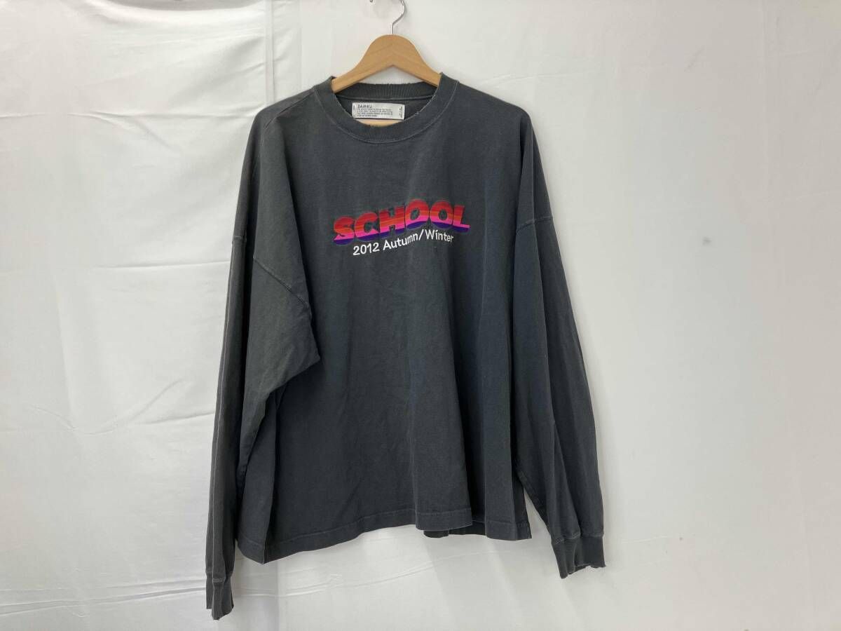 DAIRIKU ダイリク SCHOOL Embroidery Vintage Tee 長袖Tシャツ 22AW