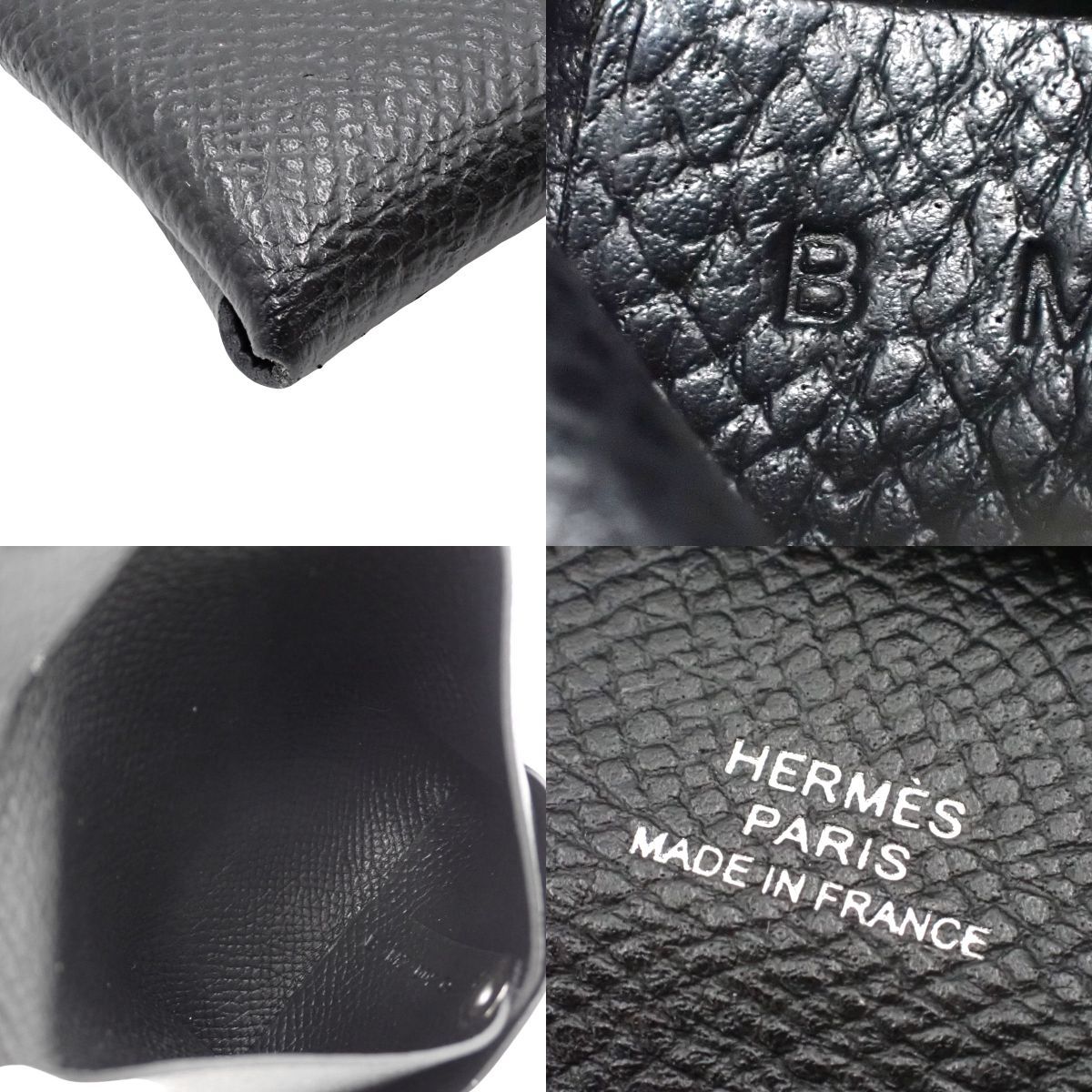 HERMES(エルメス) バスティア ブラック黒 マダム パラジウム金具