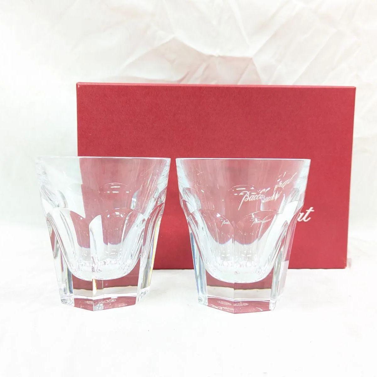 極美品 Baccarat/バカラ ロックグラス 2個 クリスタル ガラス - メルカリ