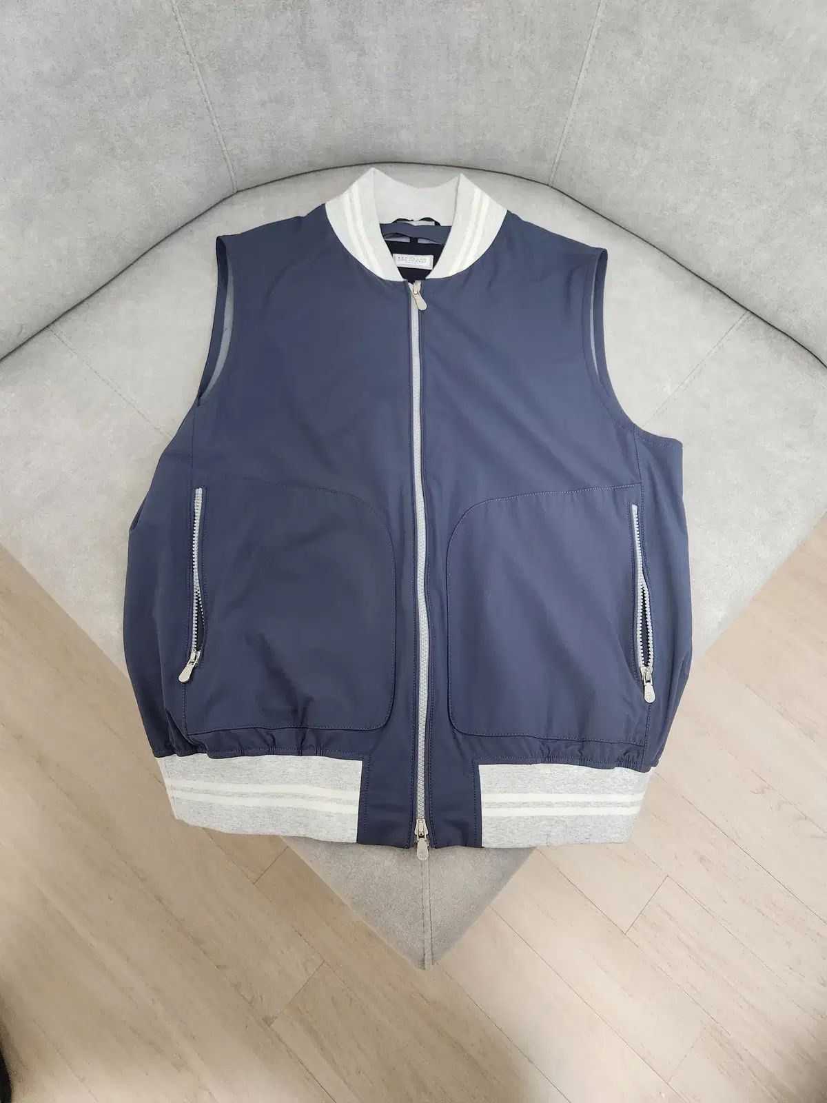 ブルネロクチネリ ブルー メンズ ベスト - メルカリ