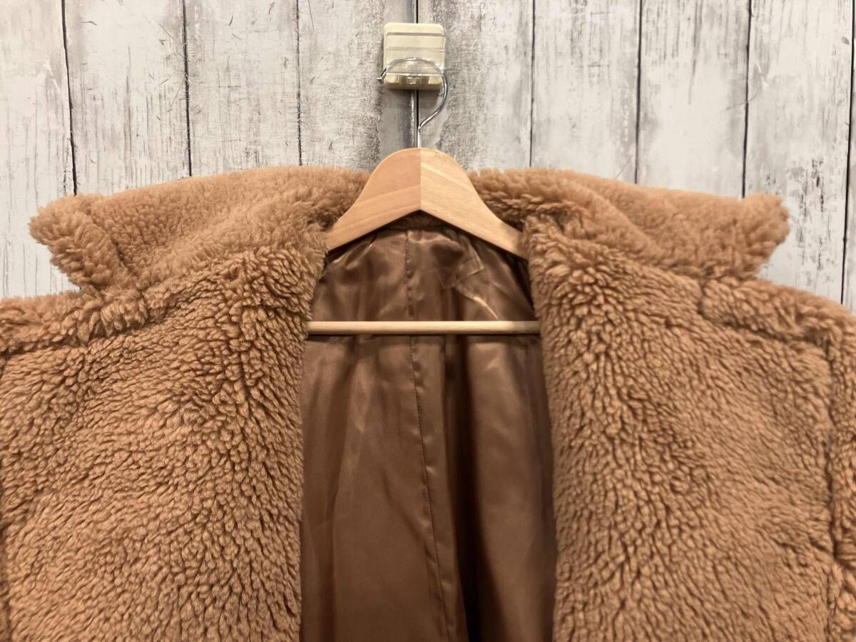 ELFRANK エルフランク コート オーバーサイズフェイクファーボアコート