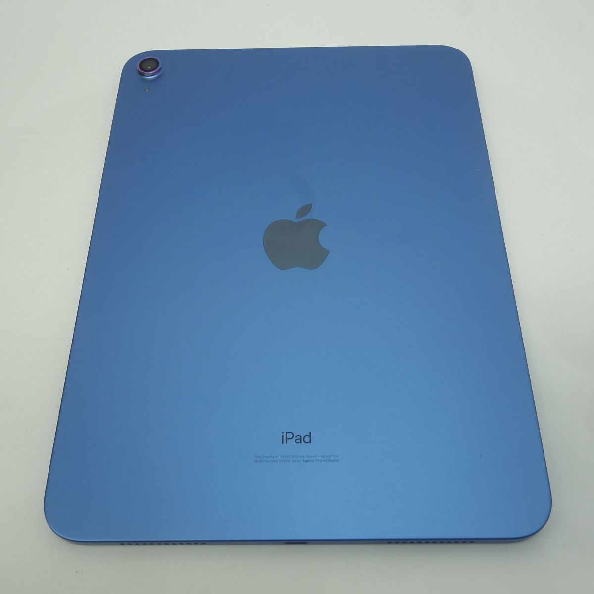 iPad 10.9インチ 第10世代 Wi-Fi 64GB 2022年秋モデル MPQ13J/A ブルー