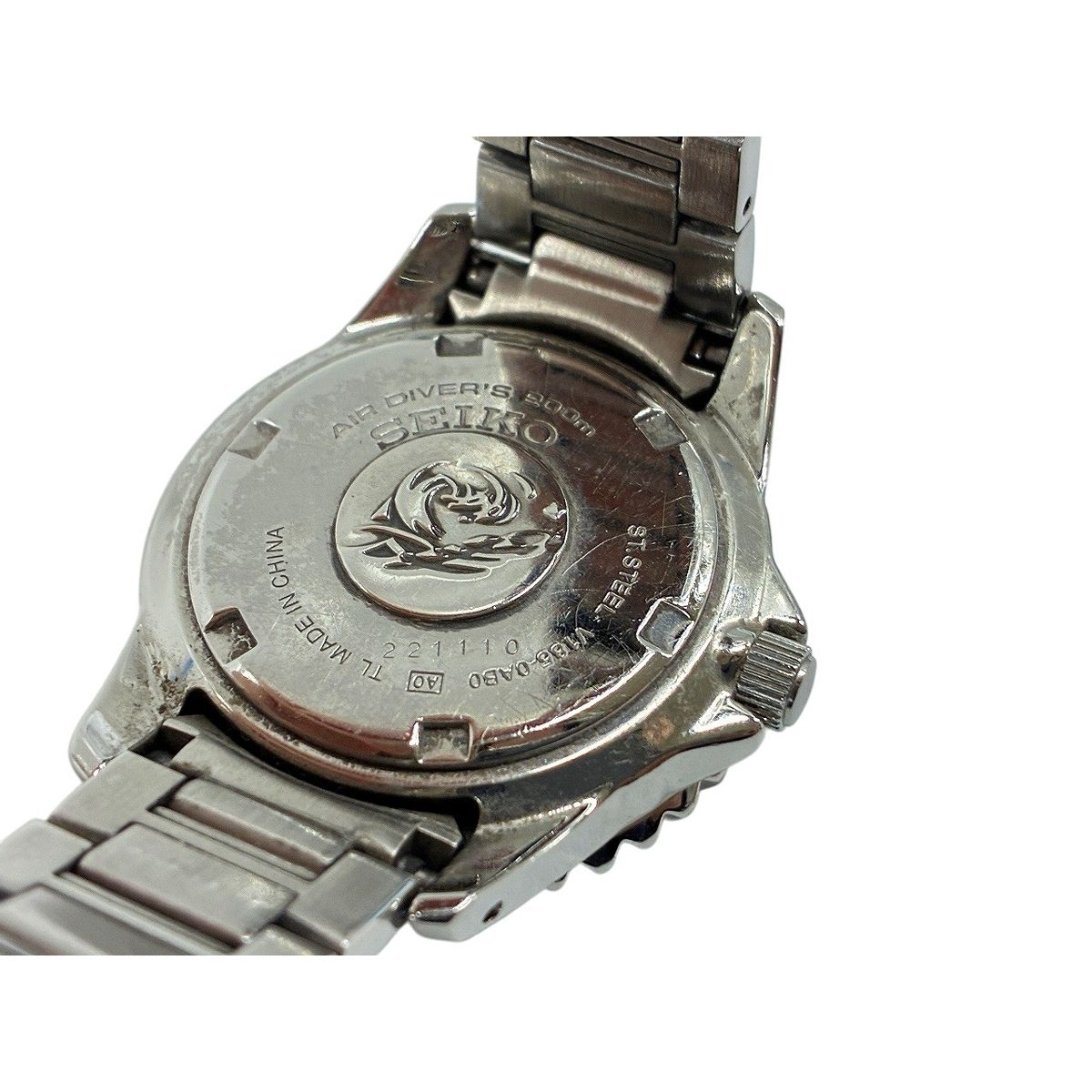 Seiko V185-0AB0 ソーラーダイバーズウォッチ レディース セイコー