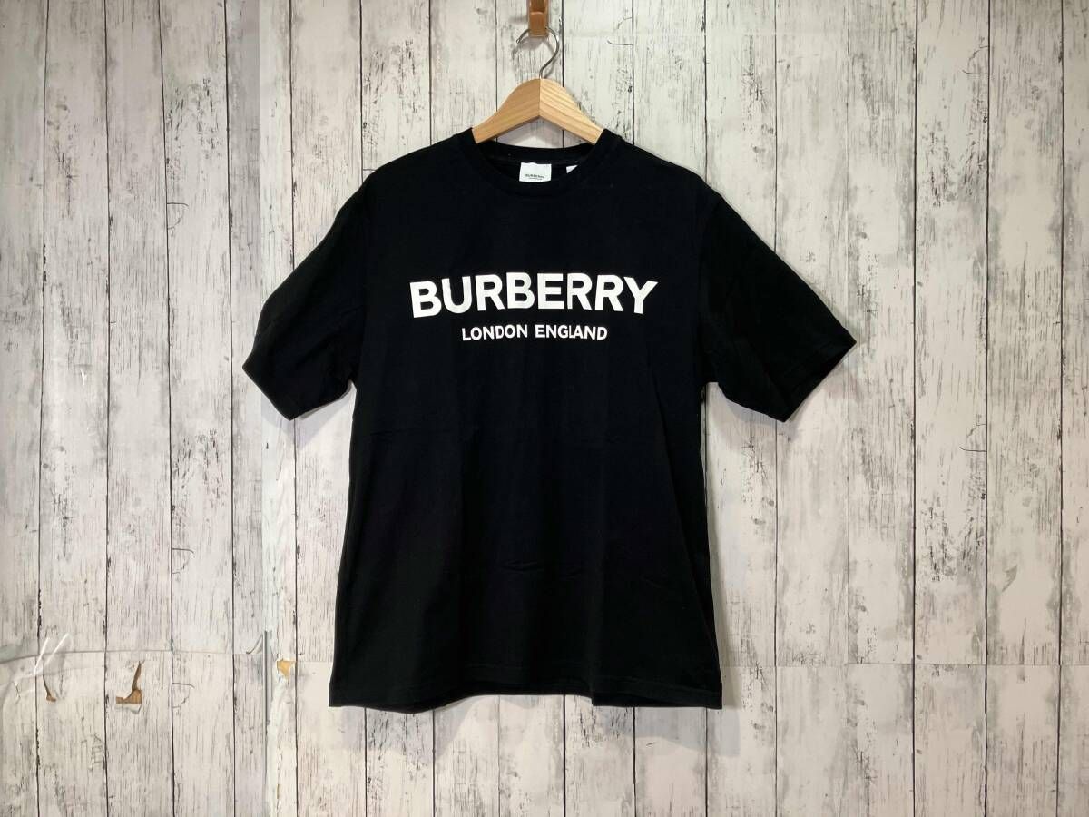 BURBERRY/半袖Tシャツ/8026016/20SS/バーバリー/ブラック/丸首/Mサイズ 