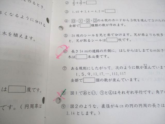SAPIX サピックス 小学5年 算数 基礎力トレーニング 2021年度版 2～7月