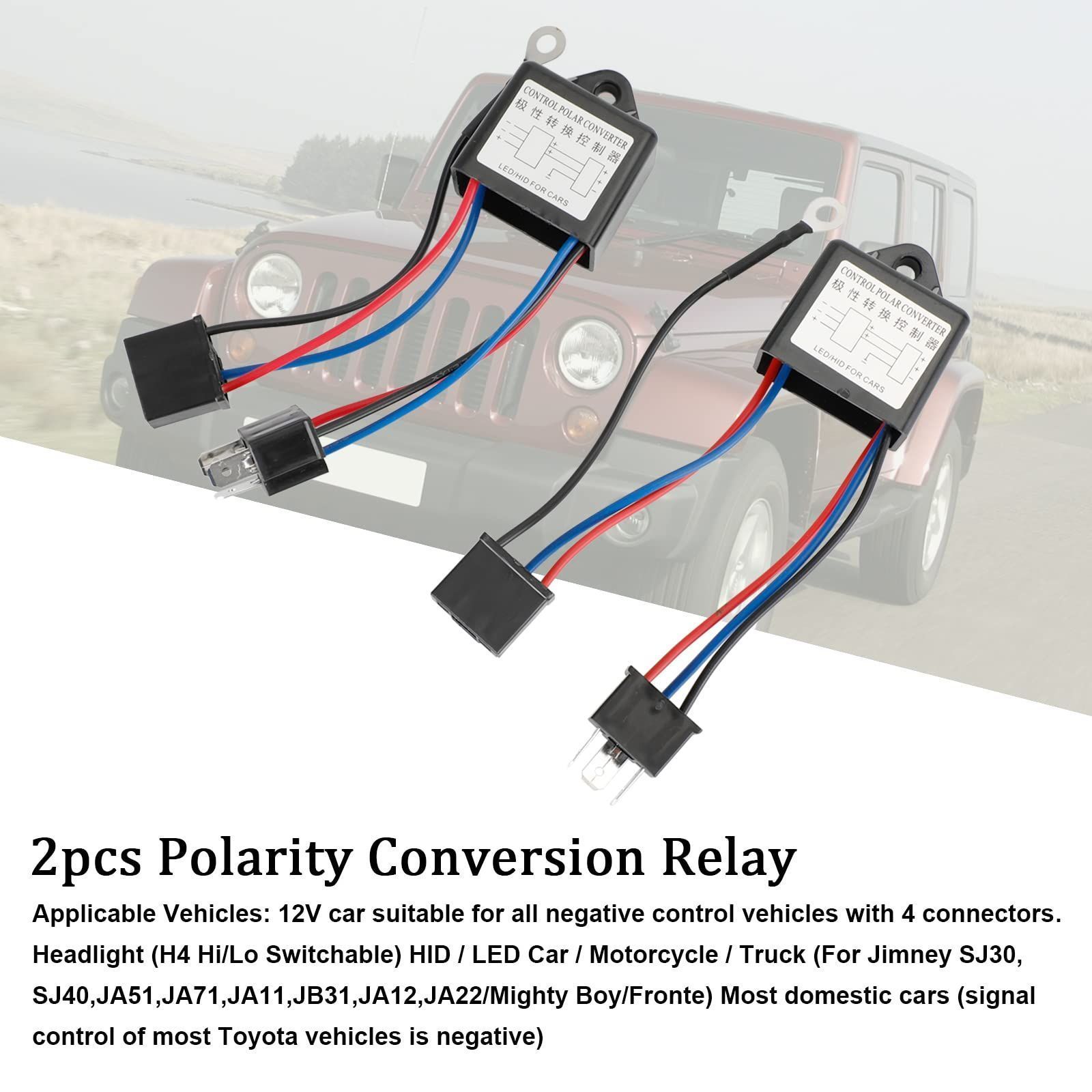 Bruce & Shark(ブルース・サメ) ジムニー ヘッドライト適用極性変換