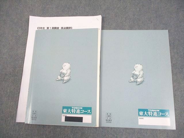 東進 東京大学 東大特進コース 東大現代文 テキスト 2023 第I期講座/II