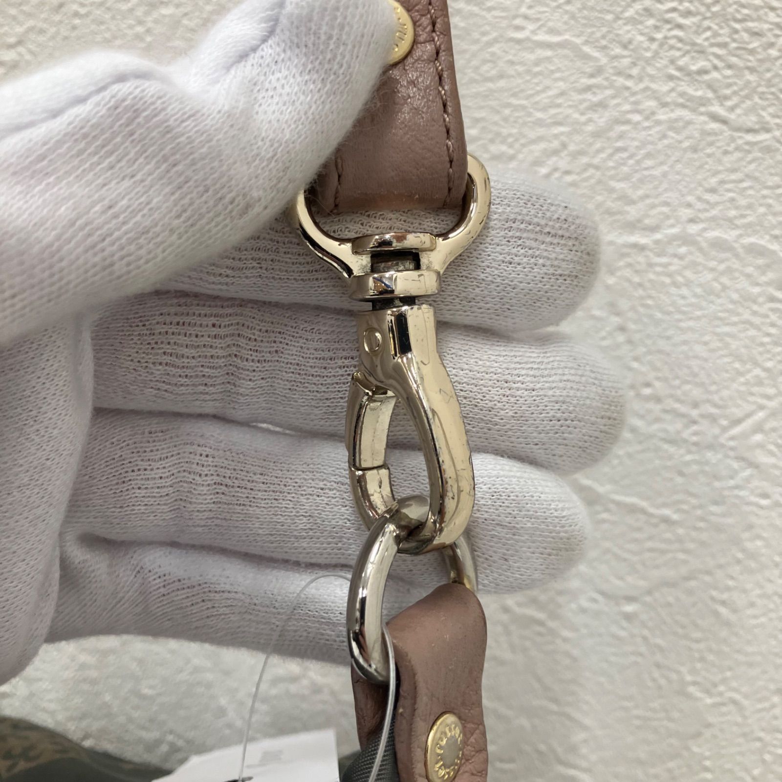 9000 russet ラシット ショルダーバッグ グレー ピンク ナイロン