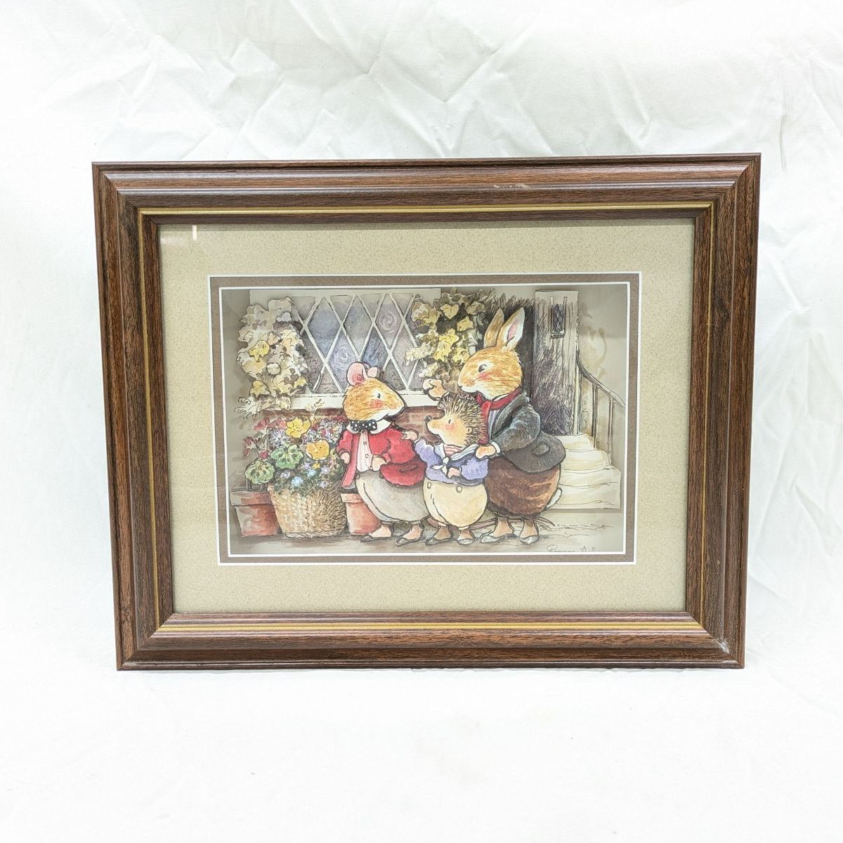 美品！Paterson シャドーボックス FOXWOOD TALES 3D パターソン ウサギ