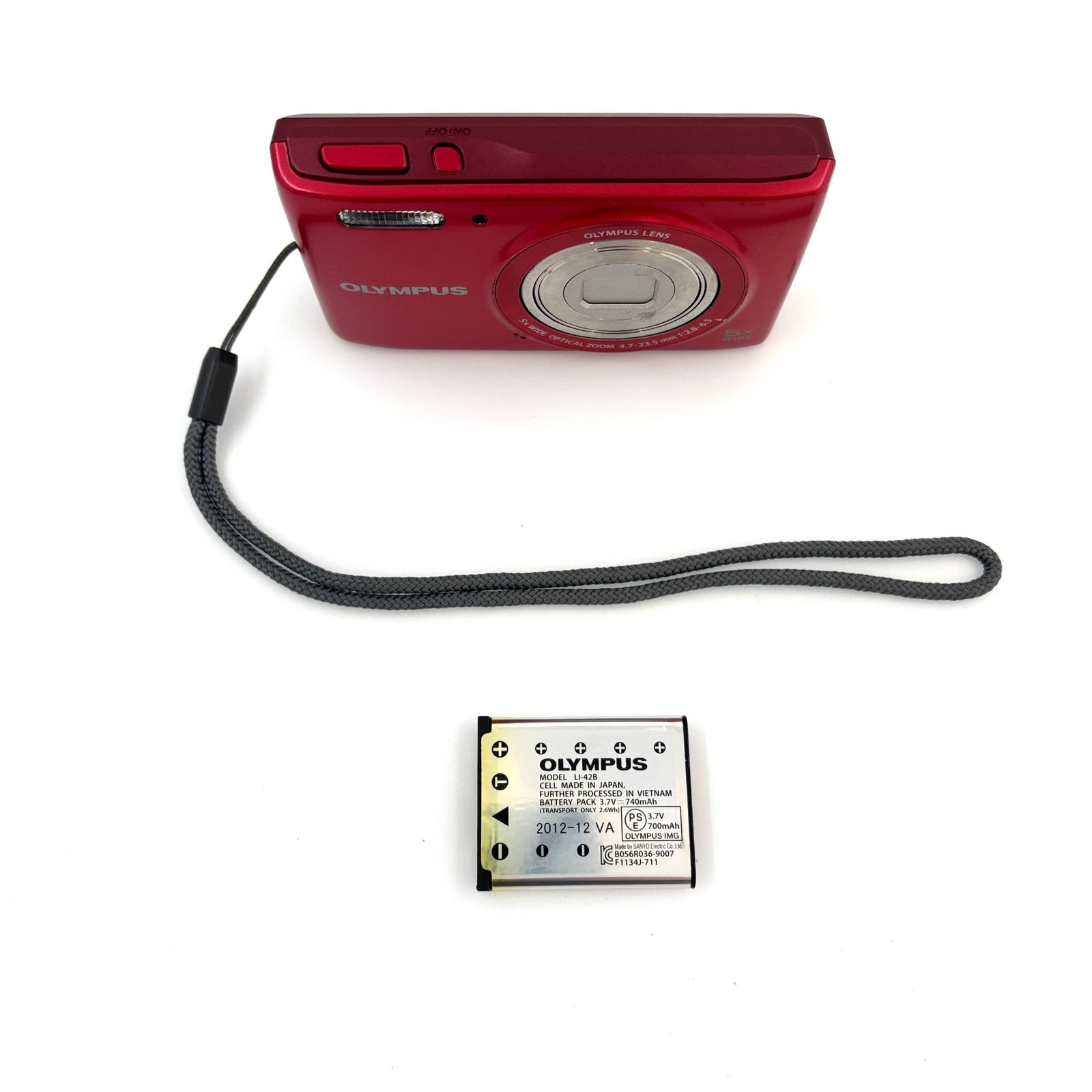 オリンパス】OLYMPUS VG-180 レッド コンパクトデジタルカメラ 動作