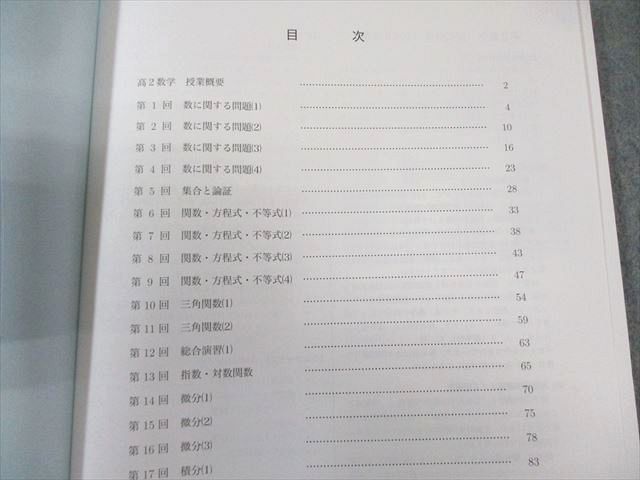 鉄緑会 高2 数学実戦講座I/II 第1部 テキスト/問題集 すべて状態良品