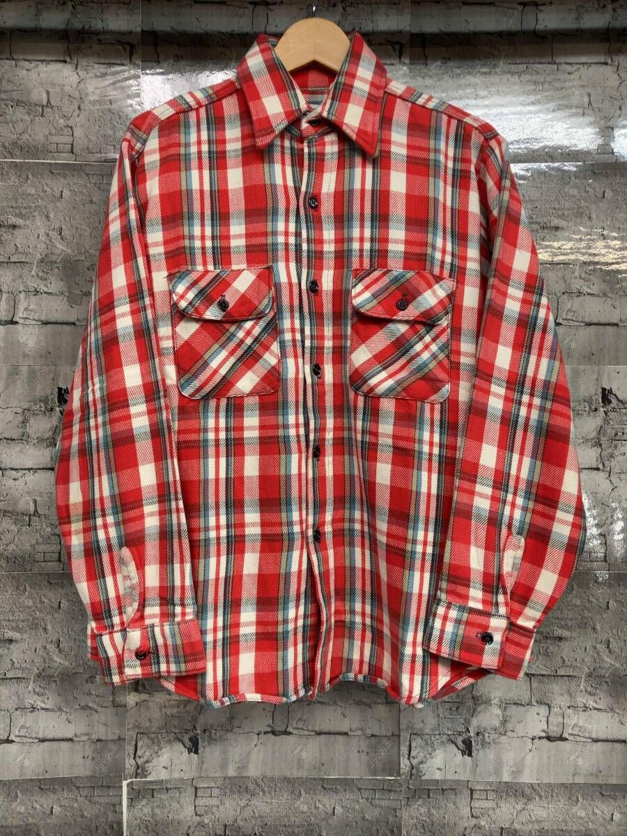 FIVE BROTHER ファイブブラザー ネルシャツ 70s 80s USA製 サイズM