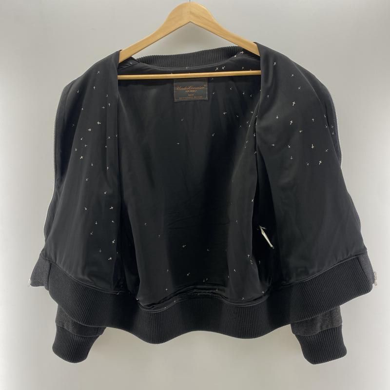 中古】UNDER COVER 02AW 魔女期 ジップアップブルゾン ブラック M