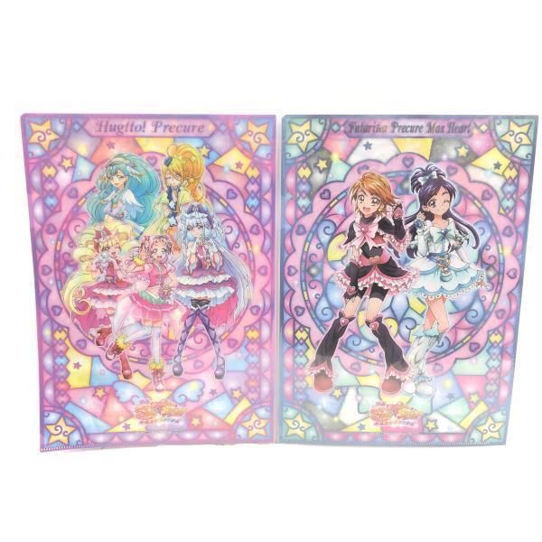 中古】未開封)プロダクションプリキュア クリアポスター2種+プリキュア