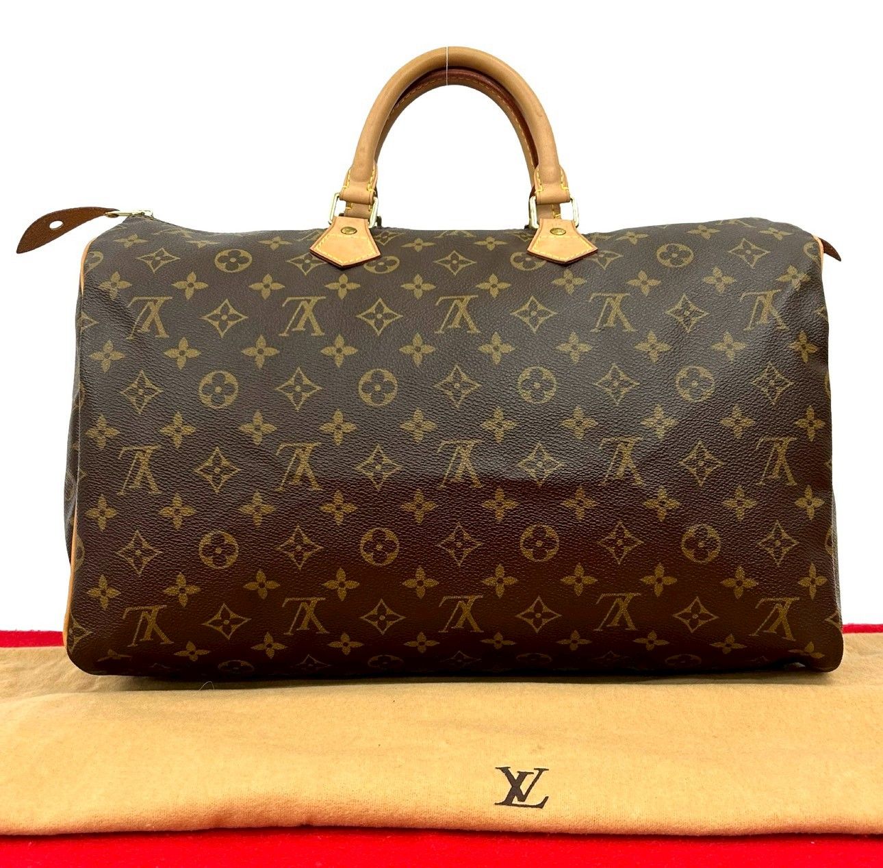 極 美品 袋付き LOUIS VUITTON ルイヴィトン スピーディ 40 モノグラム 