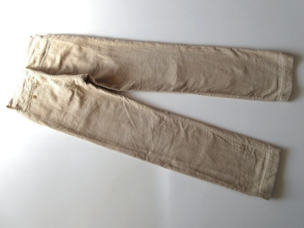 45R コーデュロイバンツ 希少 旧タグ ビンテージ 45rpm ストレート 太畝コーデュロイ パンツ 28
