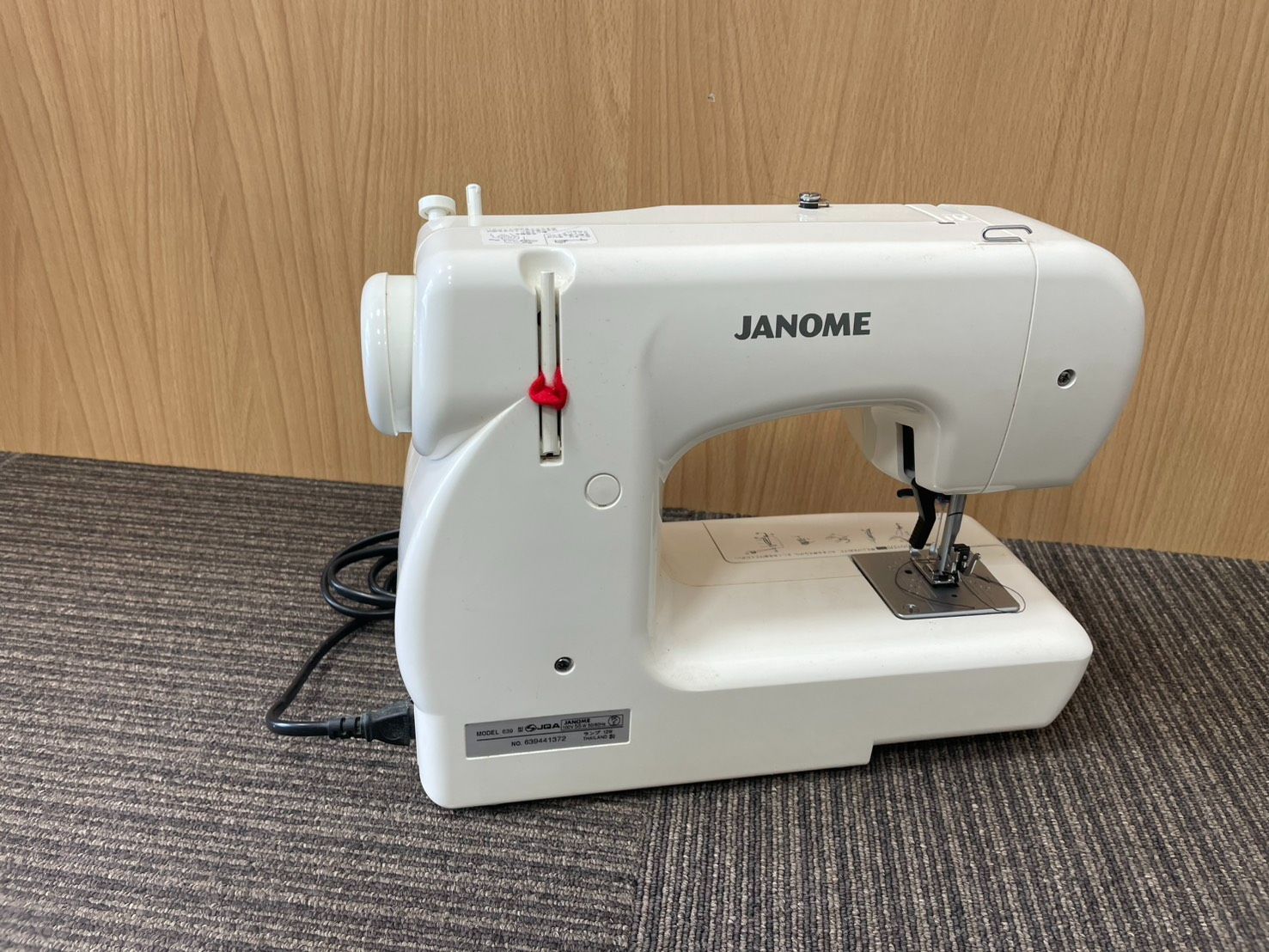JANOME ジャノメ 電動ミシン TJ-2004EX コンパクト ミシン 動作確認品 