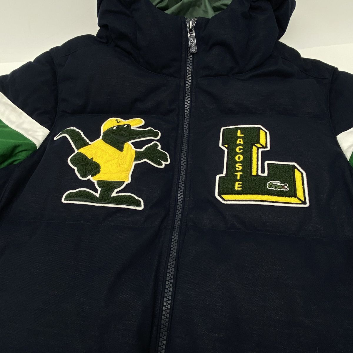 LACOSTE ラコステ 鹿の子地 ダウンジャケット BH010J 52(日本サイズXL 