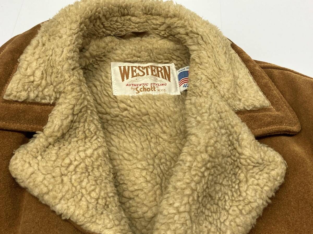Schott レザージャケット ショット 裏ボア スウェードジャケット